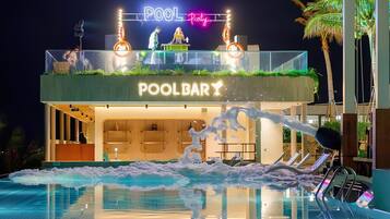 Outdoor wedding area