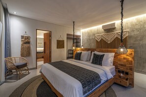 Vil·la Deluxe, no fumadors | Caixa forta a l'habitació i espai de treball apte per a portàtils 