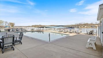 Una piscina climatizada