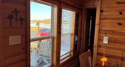 Cabin for 6 on 110 acres w/ private 50 acre lake. Float, ski, fish, swim, relax