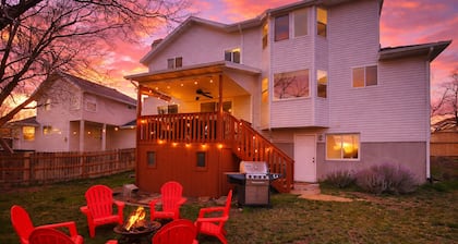 Spacious 5B Ogden Basecamp - near skiing, Weber, hospitals & Hill AFB