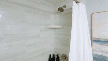 Hair dryer, towels