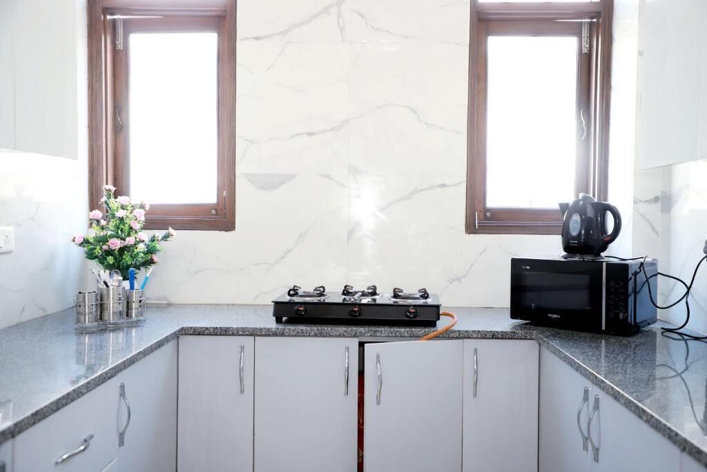 Apartment, City View | Private kitchen