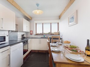 Dishwasher, high chair - 2 bedroom accommodation in Marhamchurch, near Bude (Marhamchurch, near Bude)
