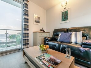 Living area - Stunning sea views from a first floor apartment, set in tranquil grounds. (Seaton)