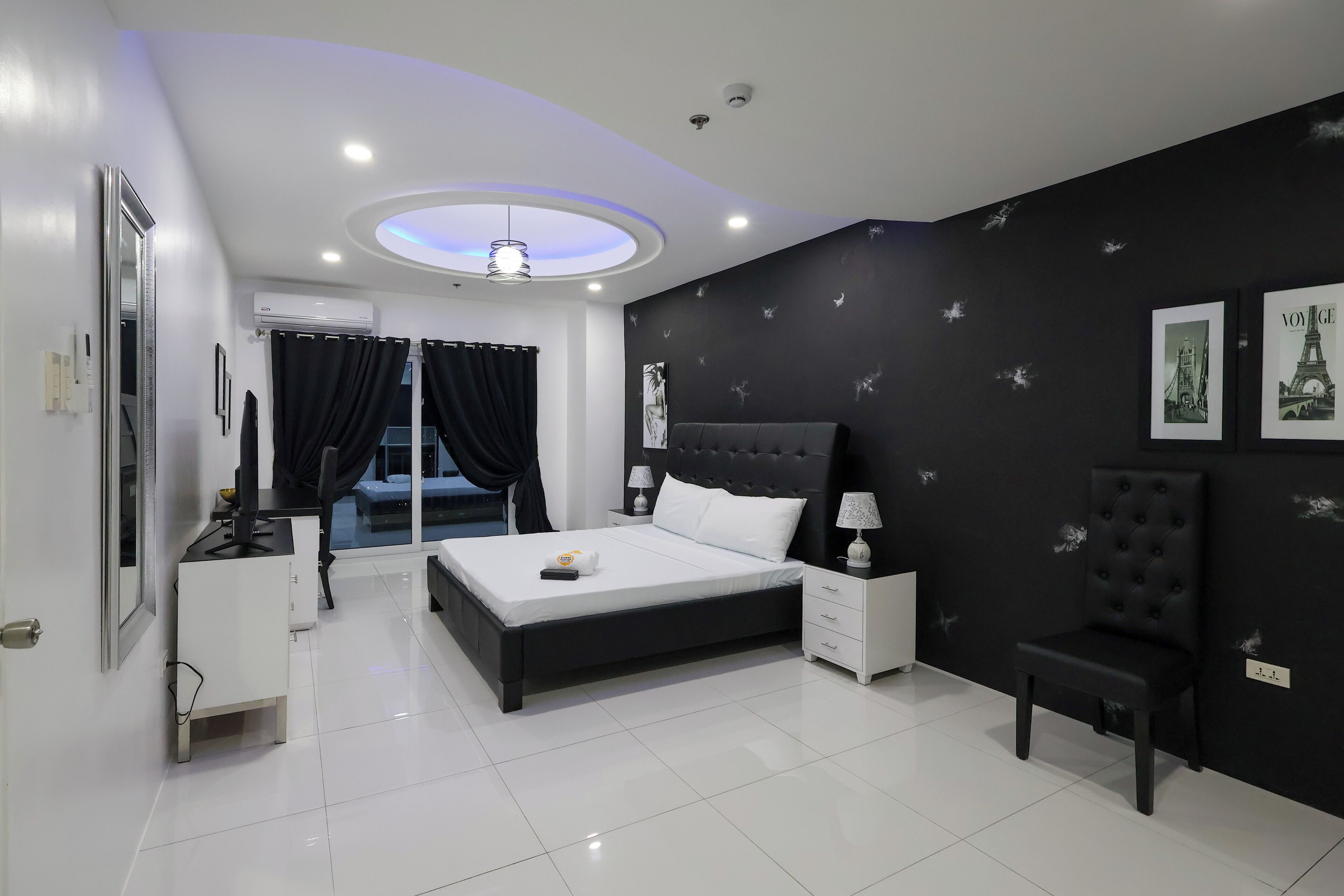 Appart'hôtel Standard, 1 très grand lit, balcon, vue ville | Coffres-forts dans les chambres, Wi-Fi gratuit