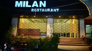 Front of property - evening/night