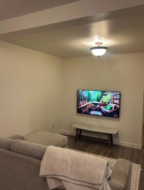 Living area - Your Walkable Camas Stay Near Downtown & the Lake—Lower Unit (Camas)