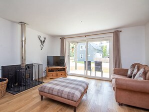 Fernseher, Kamin