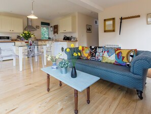 TV, fireplace - 2 bedroom accommodation in Aldringham, near Aldeburgh (Aldringham, near Aldeburgh)