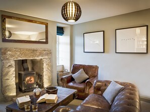 TV, fireplace - 5 bedroom accommodation in Parton, near Castle Douglas (Parton, near Castle Douglas)