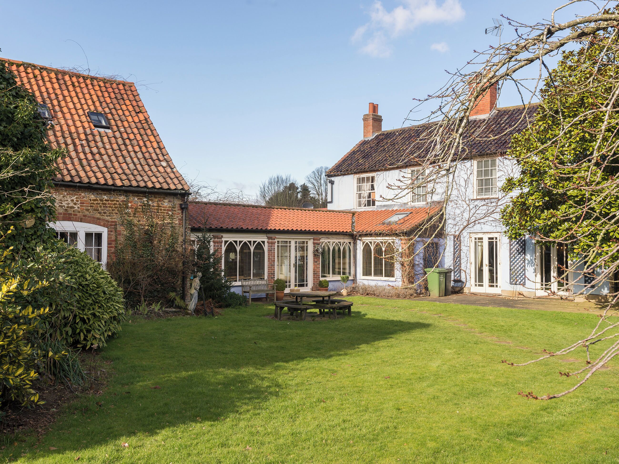 Garden area | The Sedgeford Hall (Main Hall and Theatre) - Sedgeford Hall Estate , Sedgeford, near Hunstanton