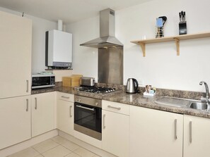 High chair - This second floor holiday apartment is close to the heart of Torquay. (Torquay)