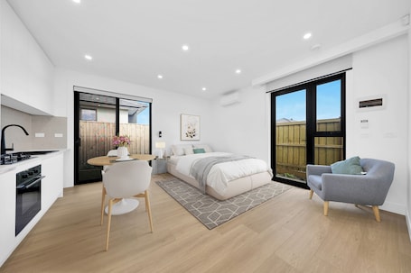 1 bedroom, WiFi, bed sheets. Enjoy New Modern Luxury Stay -1 Bedroom Studio With Full Amenities