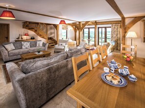 TV, fireplace - Orchard Cottage - UKC4805 (Bishops Nympton)