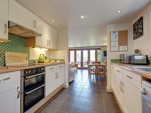 Dishwasher, high chair - Open plan living accommodation with bi-fold doors. (West Beckham)