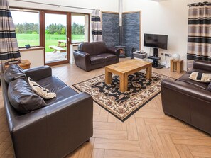 TV, fireplace - One Eden Cottage - UKC6253 (Linlithgow)