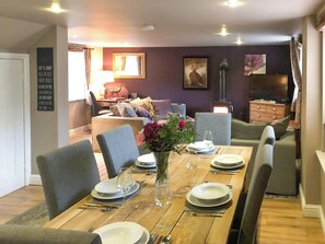 TV, fireplace - Shippon Cottage - UKC6303 (Foolow, near Hope Valley)