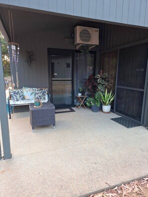 Maison, 1 chambre, patio, vue jardin | Terrasse/Patio