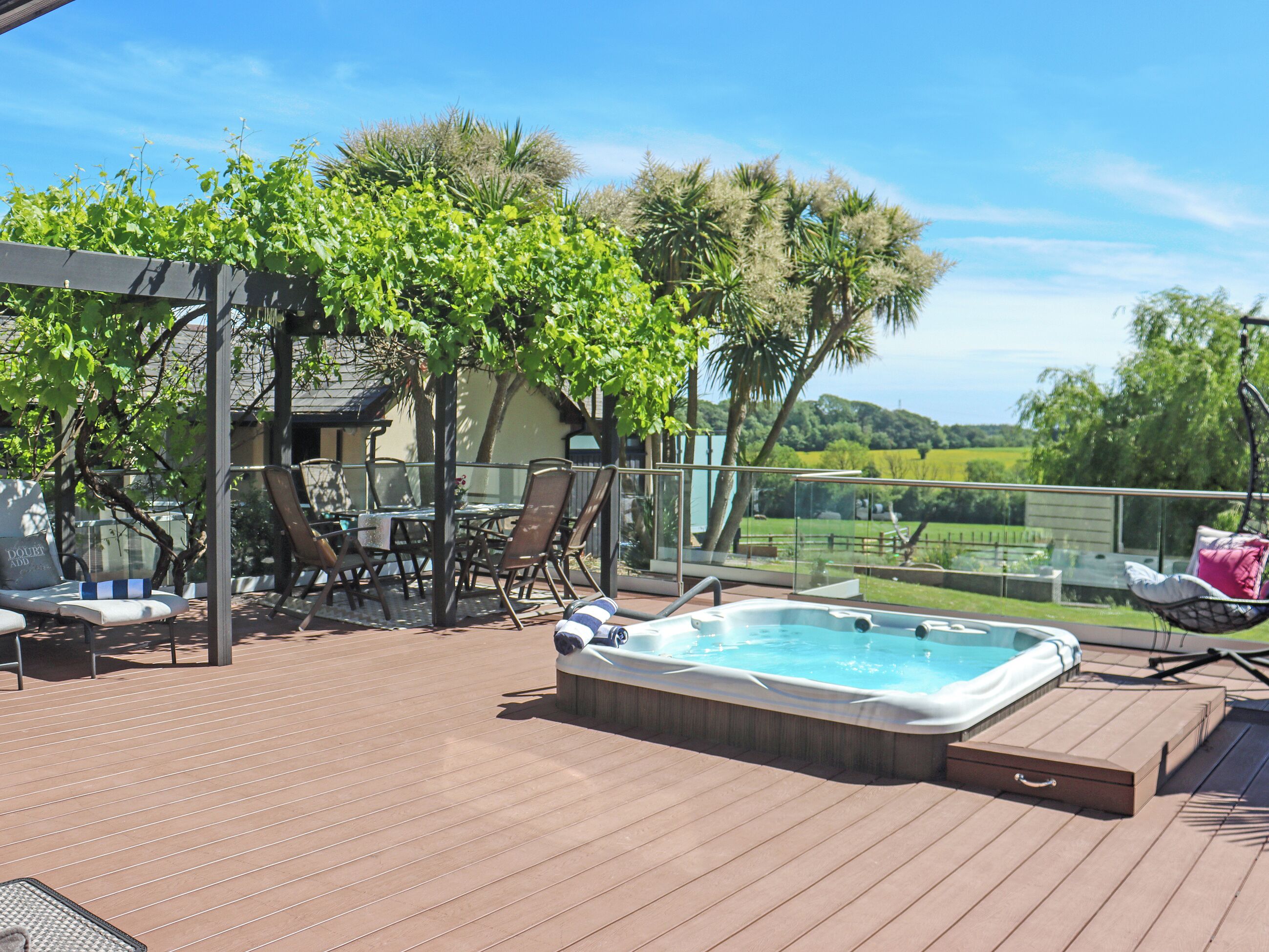 Baignoire à remous extérieure