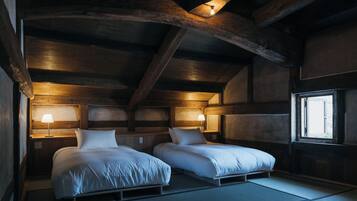 Wifi gratis, muebles diferentes y ropa de cama