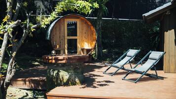 Japanese-style Villa, 2 Bedrooms, Mountain View, Mountainside | Bathroom | Separate tub and shower, free toiletries, hair dryer, bidet