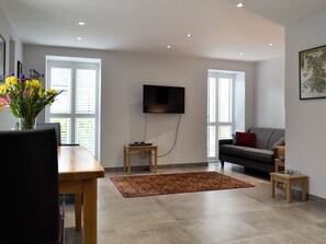 TV - 2 bedroom accommodation in Plas Cilybebyll, near Pontardawe (Plas Cilybebyll, near Pontardawe)