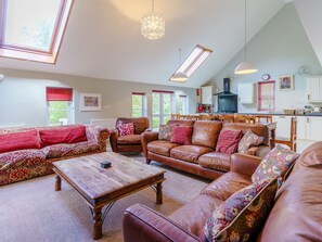 TV, fireplace - The Coach House - UK35246 (Llanfyrnach)