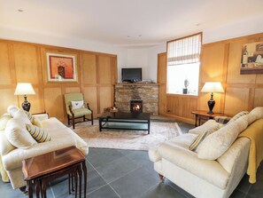 TV, fireplace - 3 bedroom accommodation in Kirkmichael, near Ayr (Kirkmichael, near Ayr)