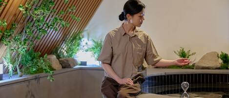 Bañera de hidromasaje privada