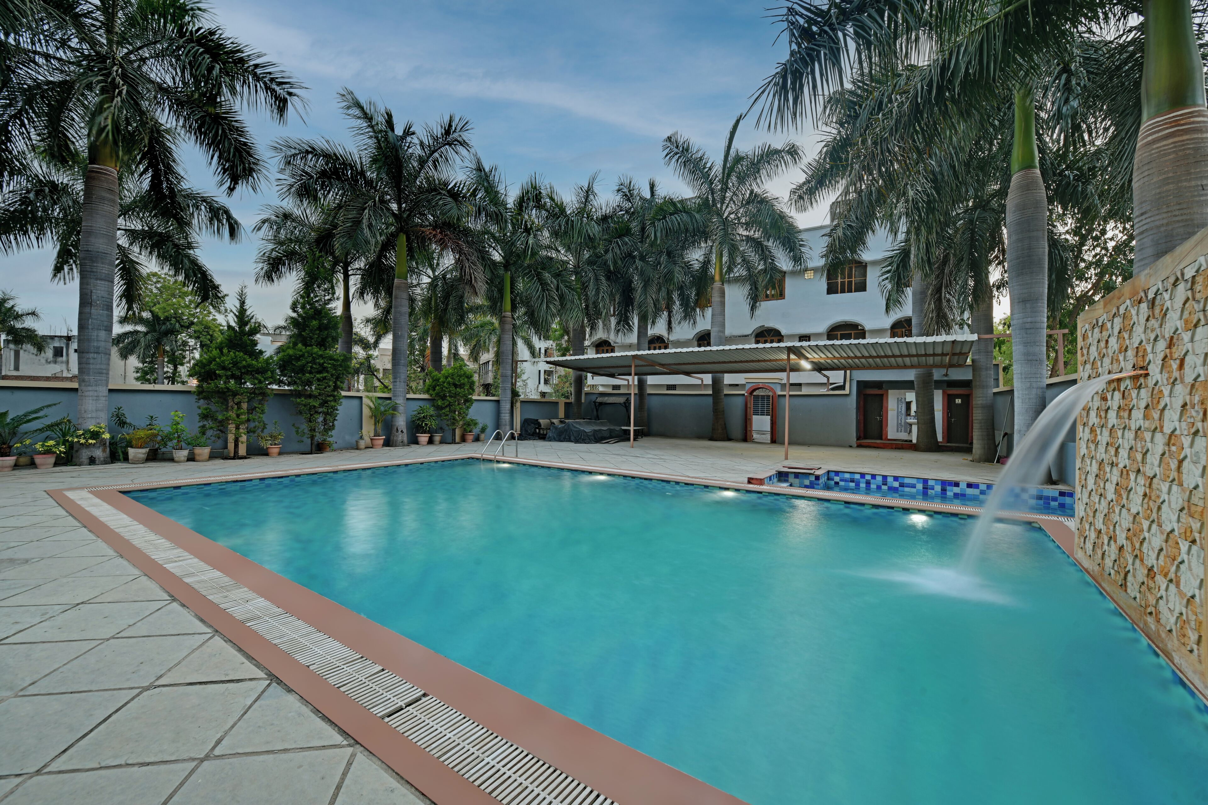 Outdoor pool, open 8:00 AM to 7:30 PM, pool umbrellas, pool loungers