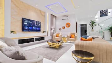 Economy appartement, balkon, uitzicht op stad | Interieur