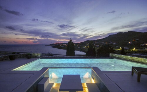 Villa Orythia, 3 BDR, Sea Views, Pool, Syros