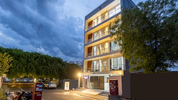 Façade de l’hébergement