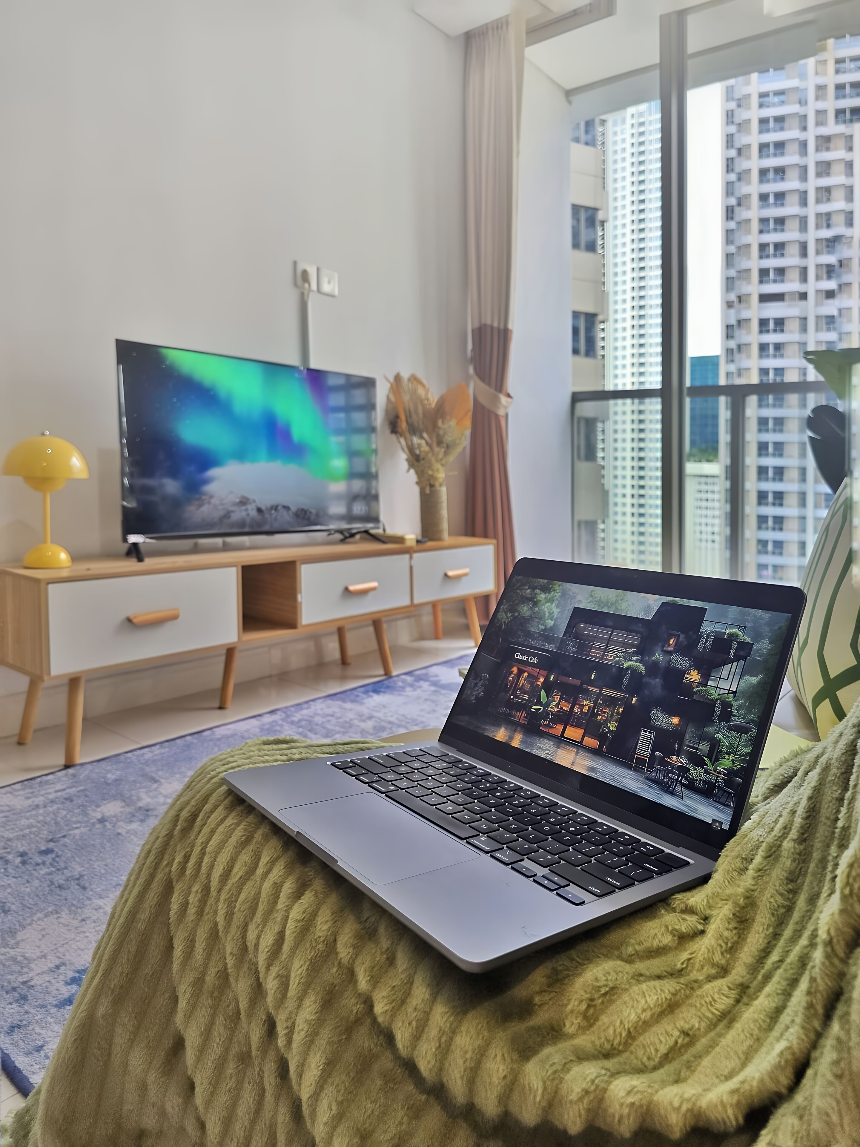 Căn hộ, 2 phòng ngủ, quang cảnh thành phố | Bàn, bàn ủi/dụng cụ ủi quần áo, truy cập Internet không dây miễn phí 