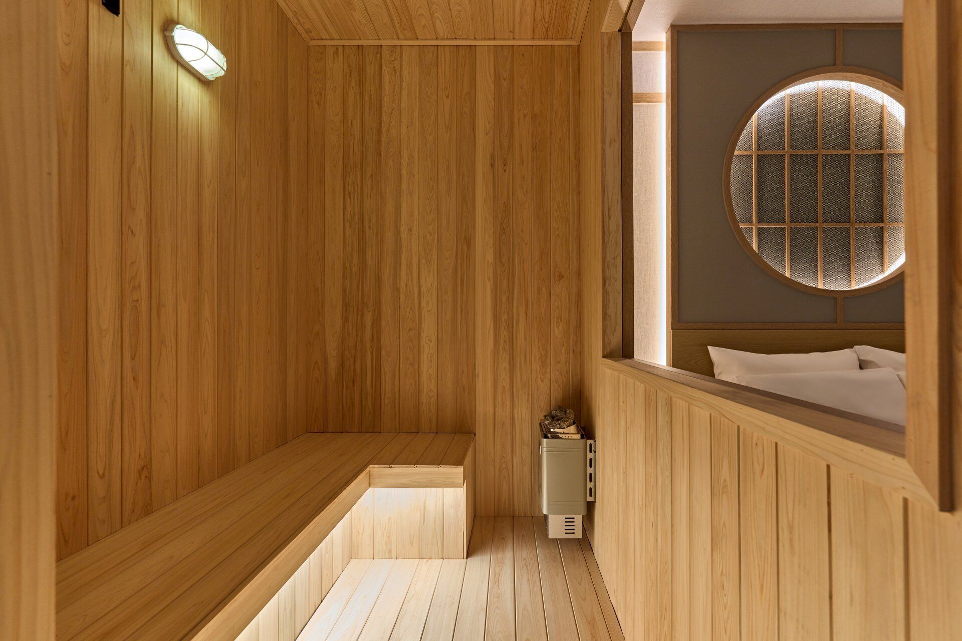 Phòng đôi phong cách cổ điển | Phòng xông hơi sauna