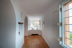 House, Sea View | In-room safe, blackout drapes, iron/ironing board, travel crib