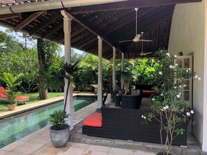 Deluxe Villa, 2 Bedrooms, Air conditioning, Garden View | Front of property - Leonora House, Talpe (Galle)