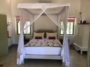 ดีลักซ์วิลล่า, 2 ห้องนอน, เครื่องปรับอากาศ, วิวสวน | Wi-Fi ฟรี