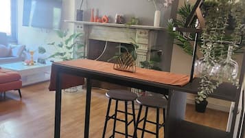 Căn hộ, 1 phòng ngủ, lò sưởi | Nội thất