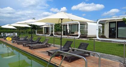 Glamping Malerič with Natural Pool