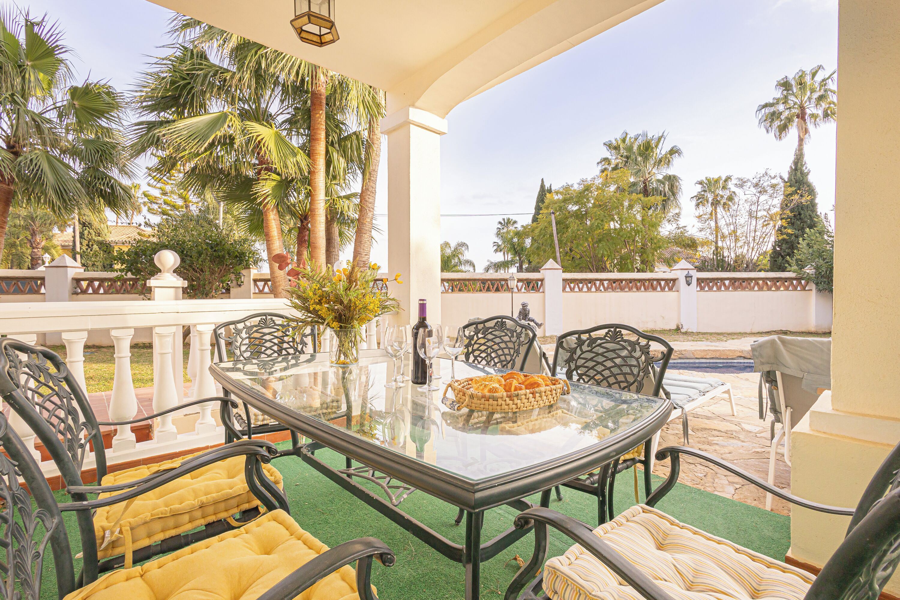 Family Villa, Multiple Bedrooms, Mountainside (Family villa for 7 Mijas Golf with) | Outdoor dining