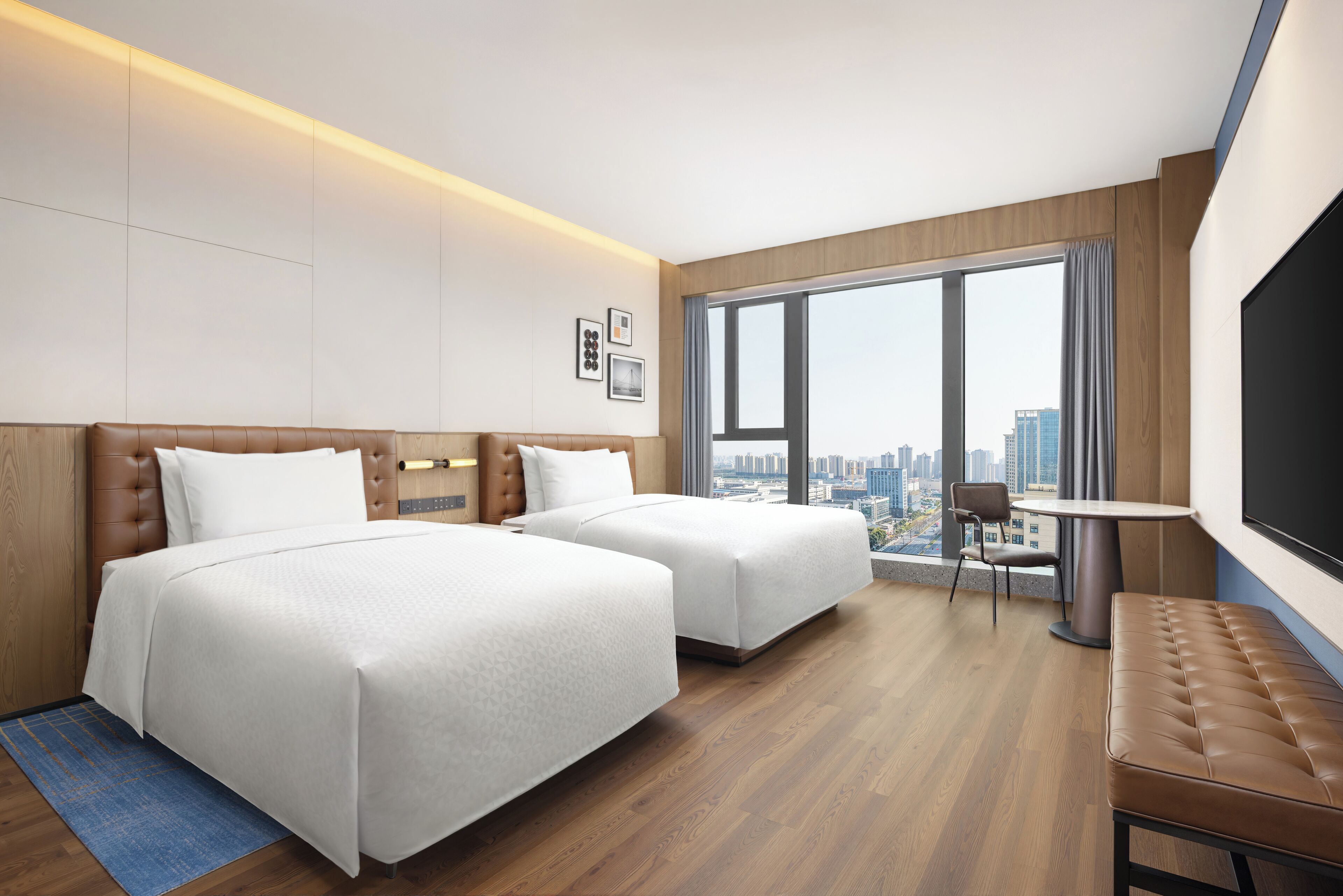 Superior Room, 2 Double Beds, City View