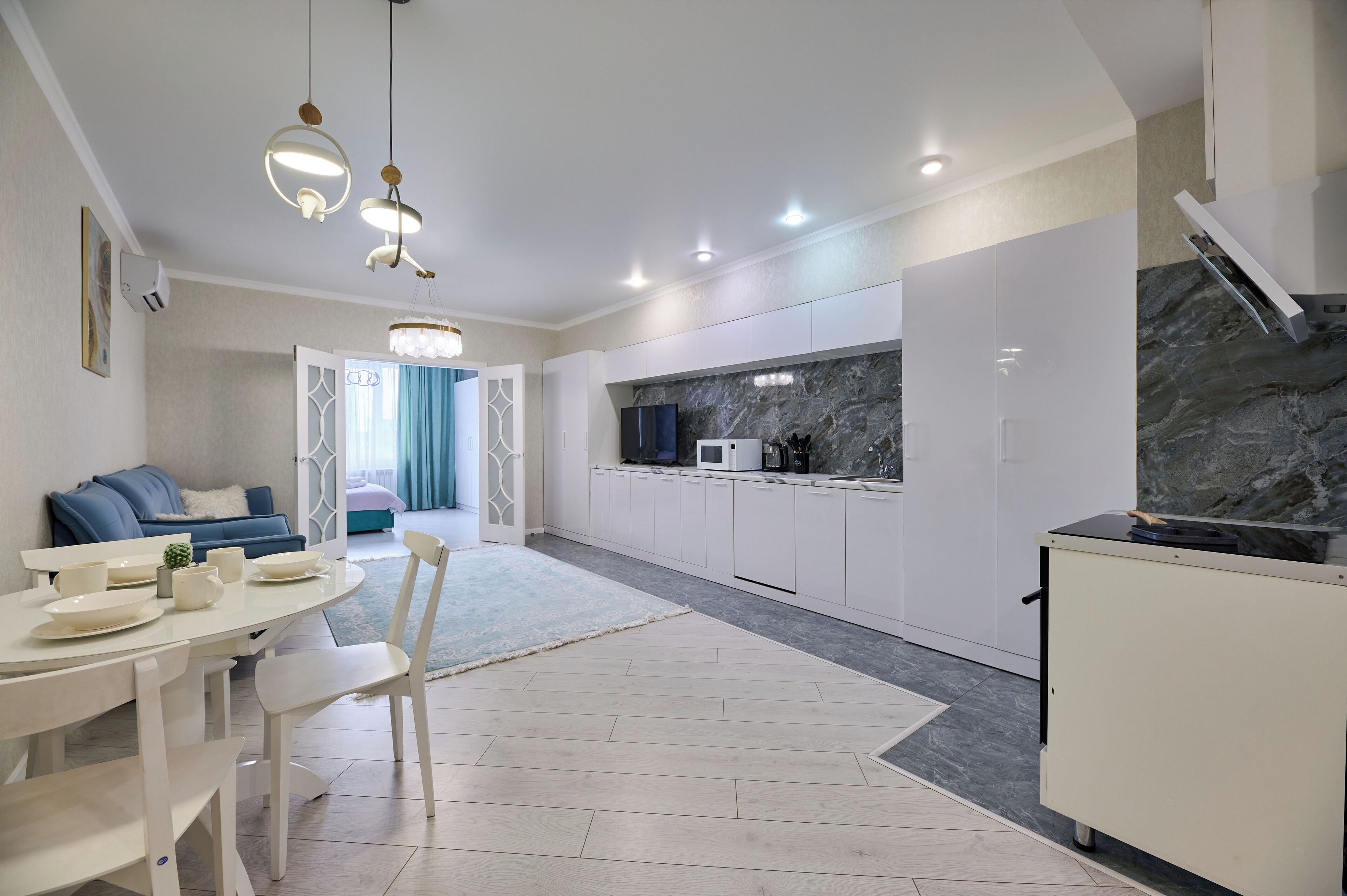 Luxury-Apartment, Blick auf den Innenhof | Innenbereich