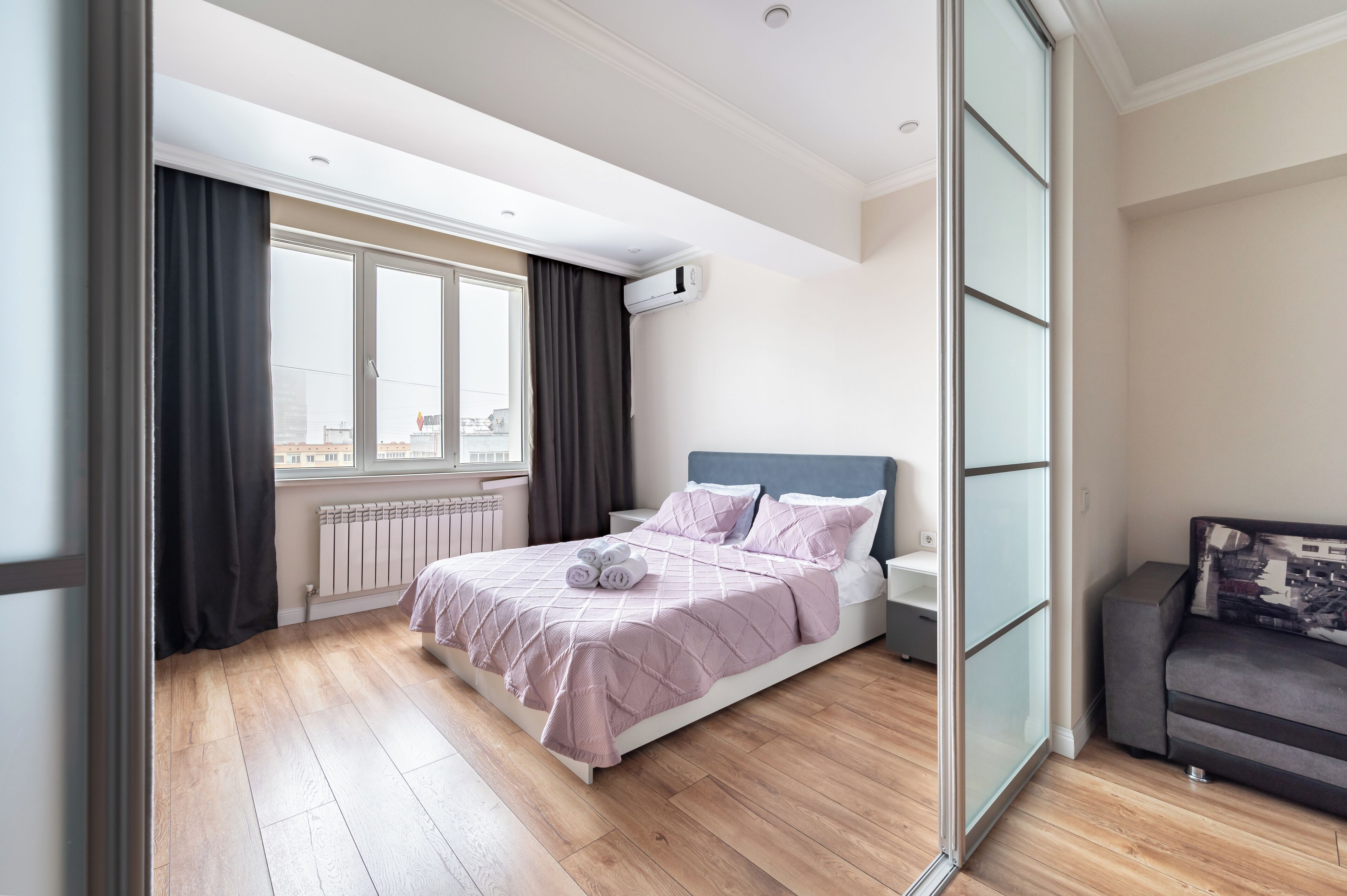 Family Apartment, Courtyard View | Blackout curtains, soundproofing, iron/ironing board, free WiFi