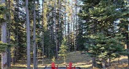 Cottage Rental with Fire Pit Perfect for Four Hidden in the Canadian Rockies of Alberta