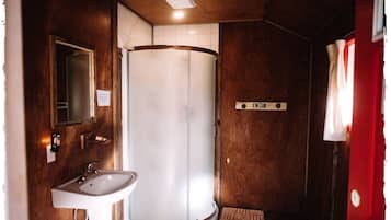 Towels, soap, shampoo, toilet paper