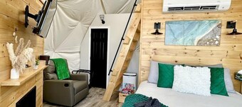 Luxury Domes Overlooking Beautiful Pomquet Beach in Nova Scotia