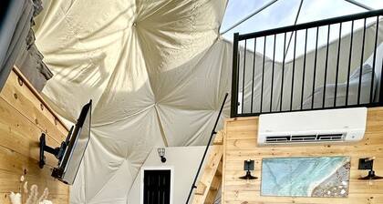 Luxury Domes Overlooking Beautiful Pomquet Beach in Nova Scotia