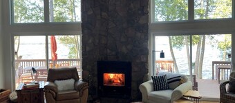 Private Island Getaway for Family and Group Glamping on Edge of Algonquin Park, Ontario